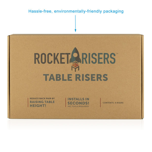 Table risers packaging